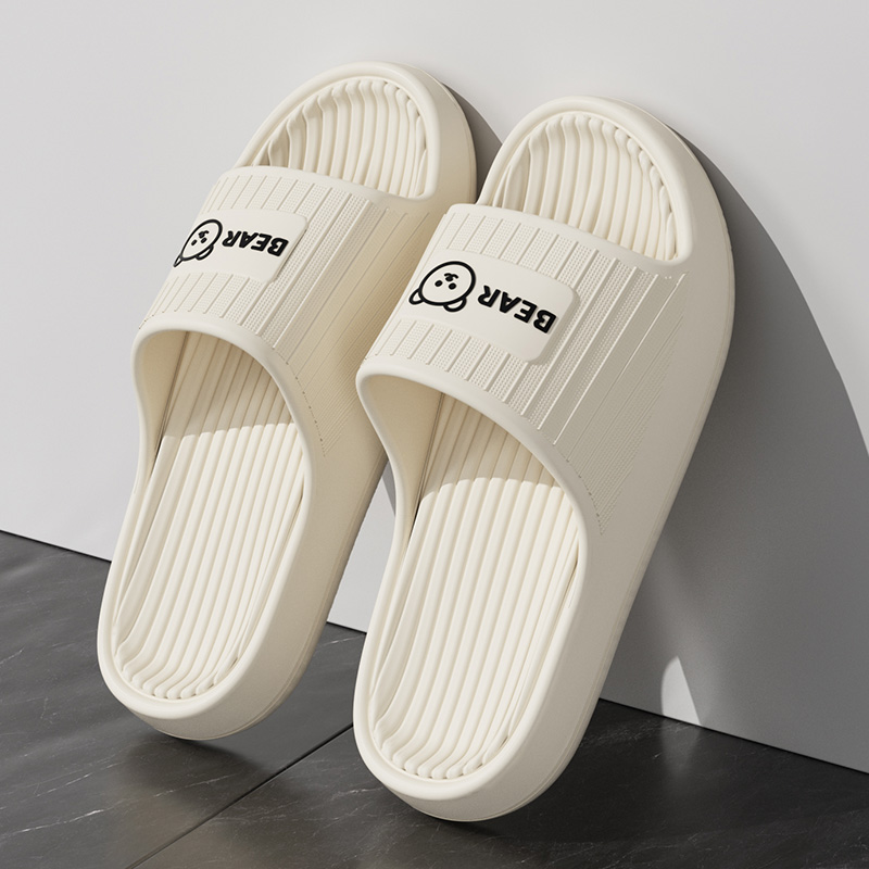 クラウドソフトスリッパ、レディース・メンズ、かわいいクマのデ - Mule Slip On のレビューと価格