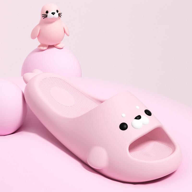 シールスリッパ、女性用、夏用、柔らかいソール、滑り止め、浴室 - Mule Slip On のレビューと価格
