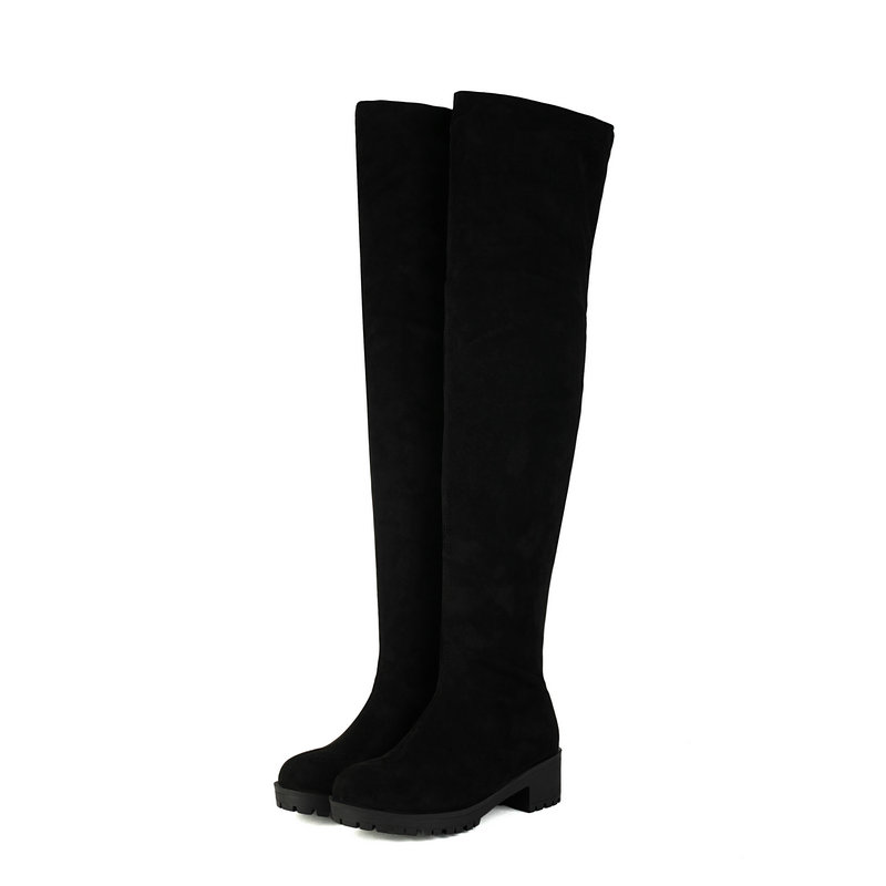 フェイクスエードレザー フロック スリップオン レディースシ - Sock Boot Women のレビューと価格
