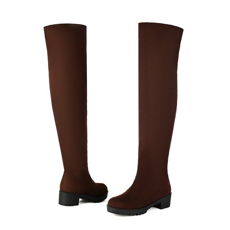 フェイクスエードレザー フロック スリップオン レディースシ - Sock Boot Women のレビューと価格