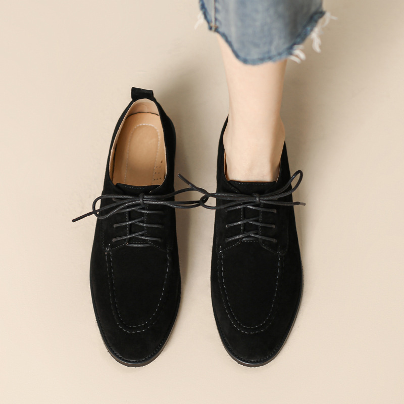 2025年春秋新作 レディース レトロ レースアップ オック - Oxford Lace Up Women のレビューと価格