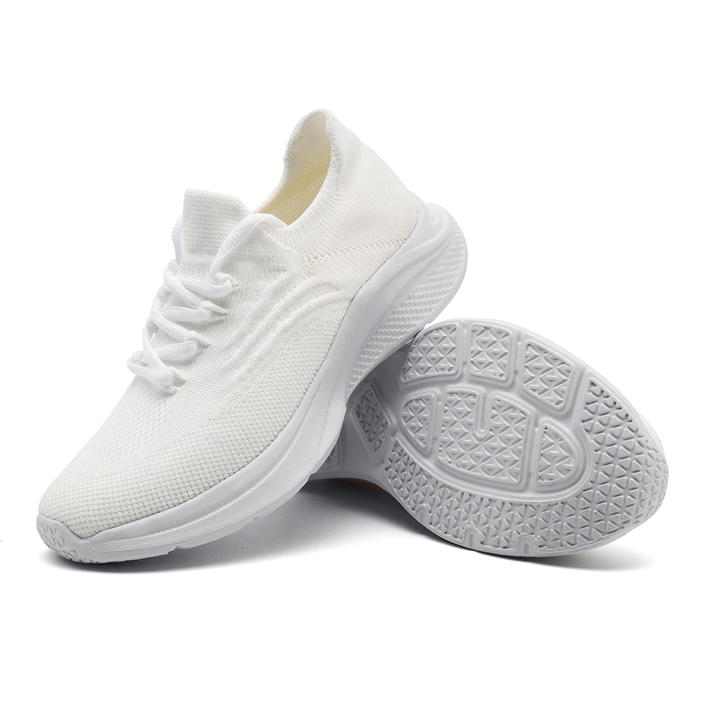 女性のスニーカーカジュアルシューズフラットエアメッシュ通気性 - Women Shoes Tennis のレビューと価格