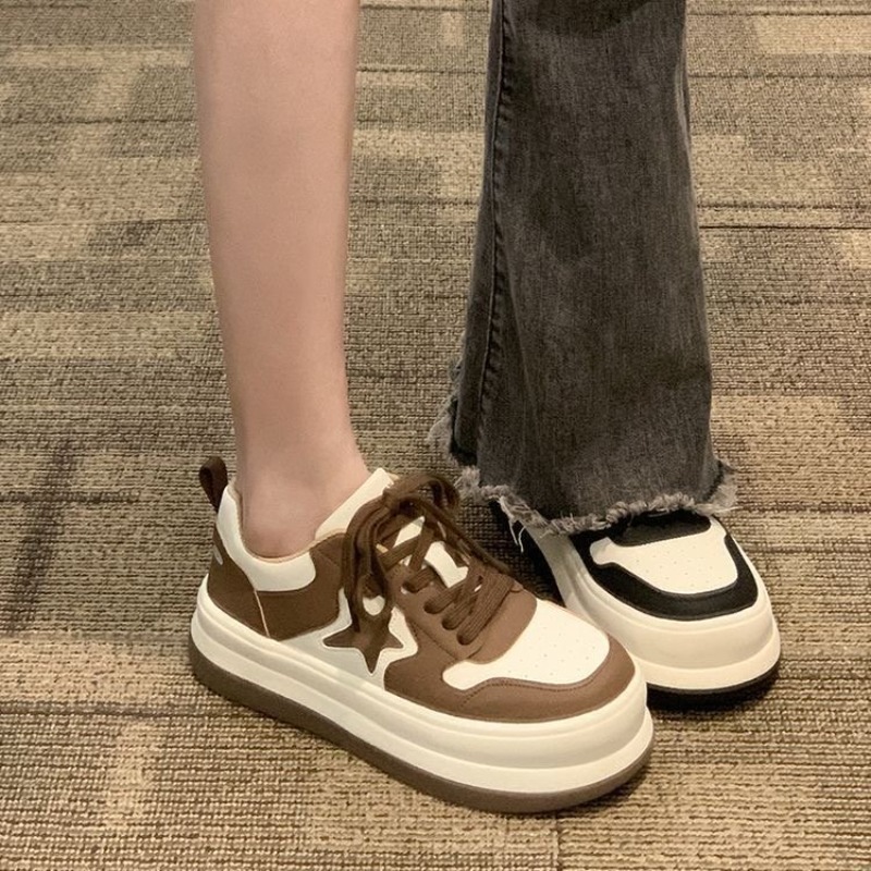 ジョギング用スターウォーキングプラットフォームシューズ、快適 - Women Shoes Tennis のレビューと価格